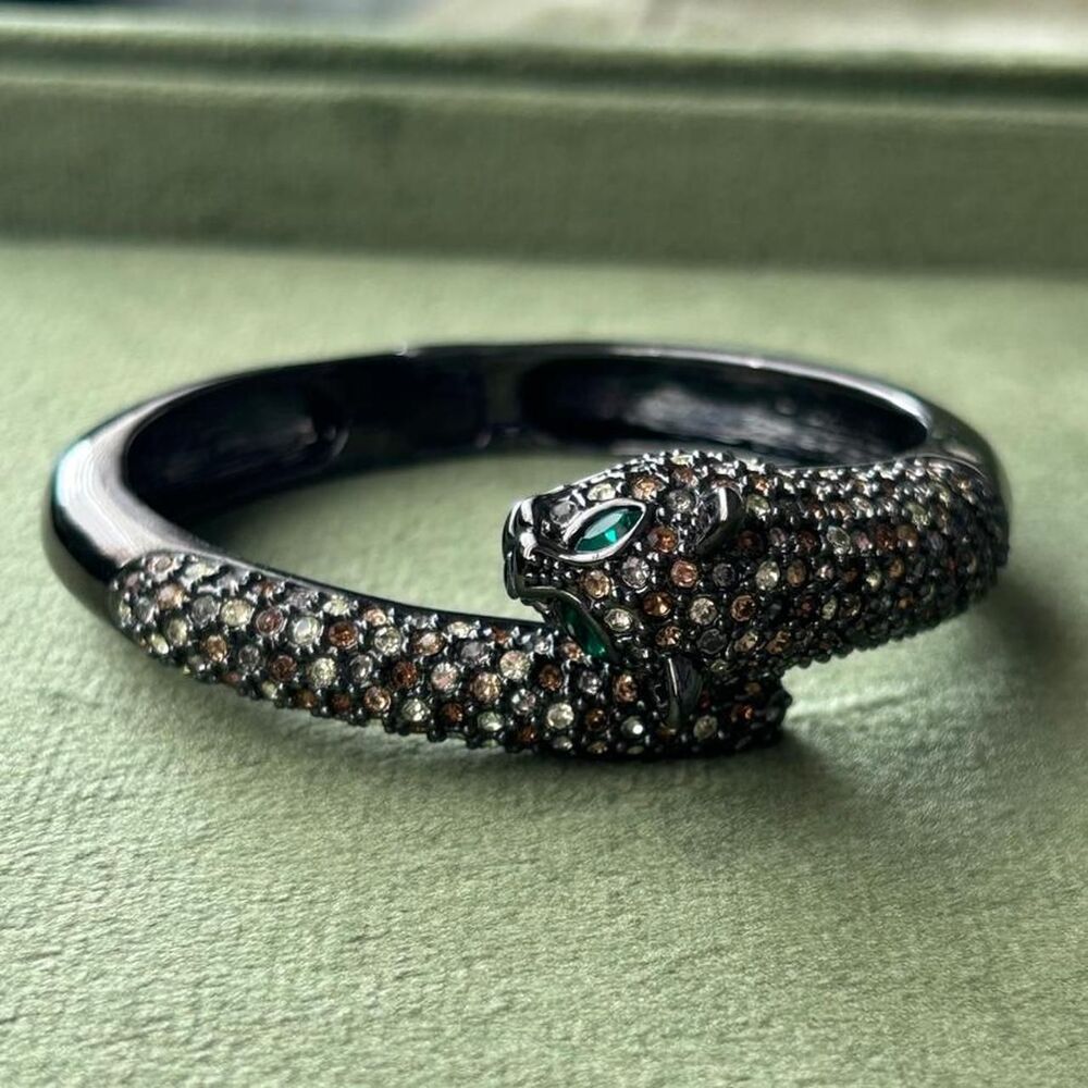 Panther Women's Silver and Black Jewellery